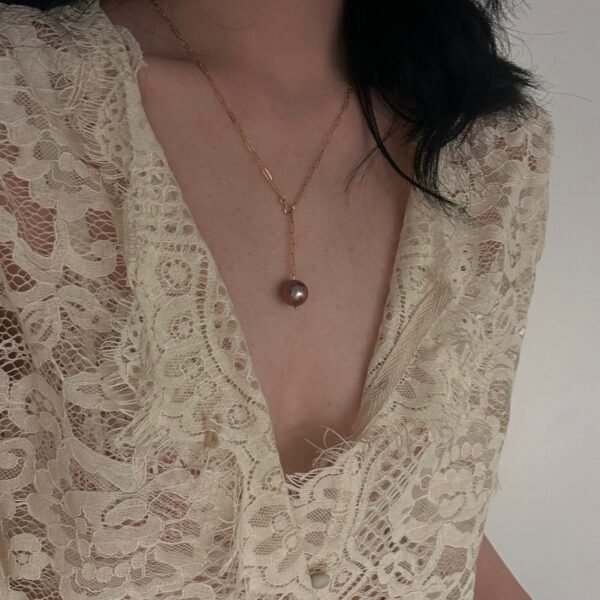 417-Purple Grape Necklace