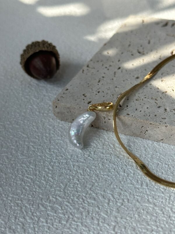 700-Sun, Moon and Stars Pearl Necklace