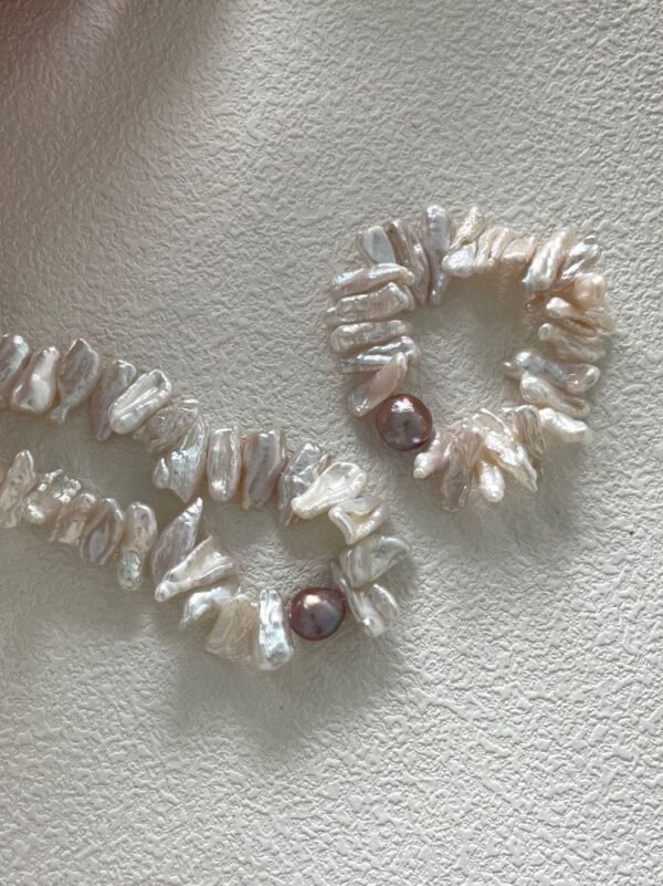 486-Natural Pearl Sunflower Bracelet